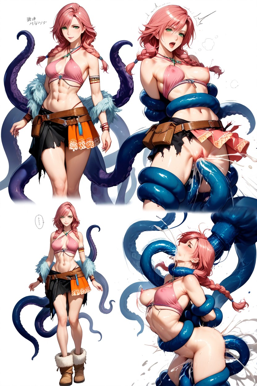 Pink Redhair, Anal Penetration, Detailed Lighting Hentai AI Porn