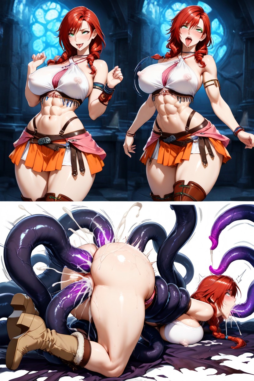 Consistent Character Proportions And Lighting, Torn Outfit, Detailed Lighting Hentai AI Porn
