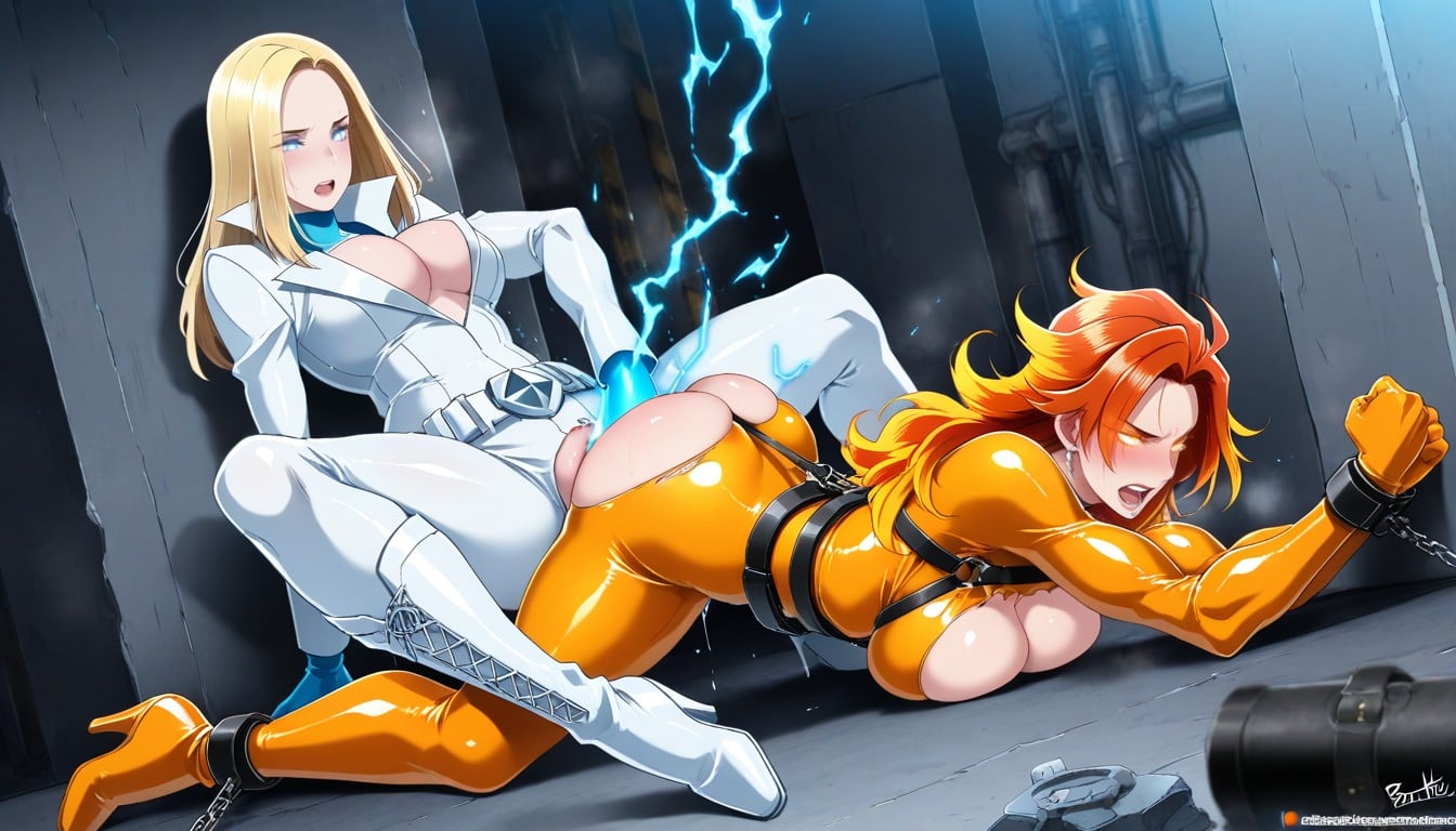 Extreme Fisting, Strap Leather Body Harness, 25+ Hentai AI Porn