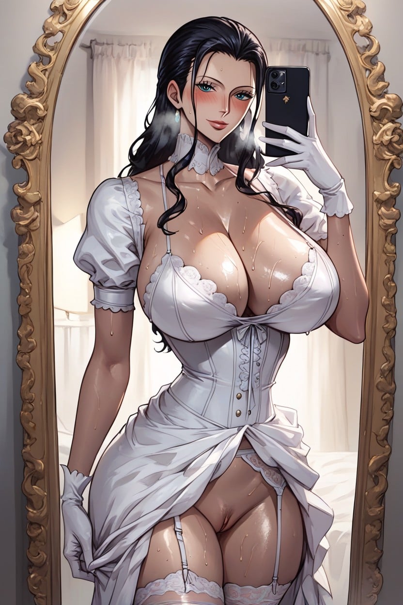 Detailed, Nico Robin From One Piece, Massive Breast Hentai AI Porn