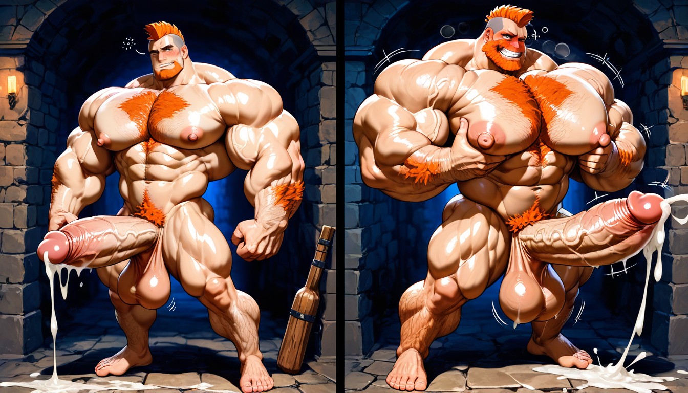 Giant Daddy, Gay Porn, Gigantic Penis AI Gay Porn