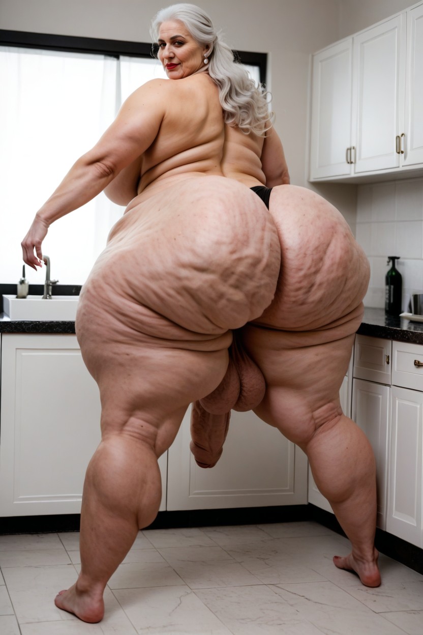 Extreme Cellulite, Cellulite Body Cellulite Legs, Huge Round AI Porn