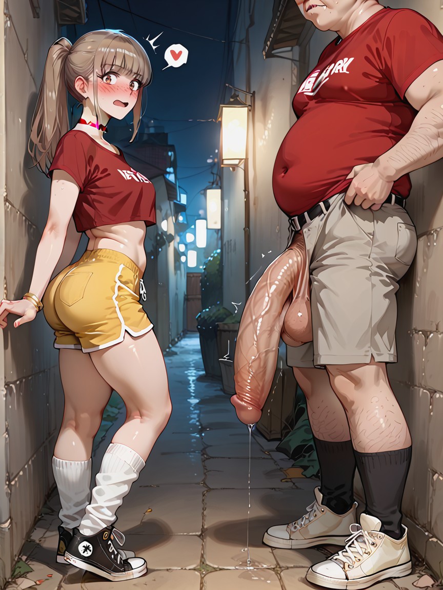 Night, Award Winning Picture, Impossible Thick Long Cock AI Porn