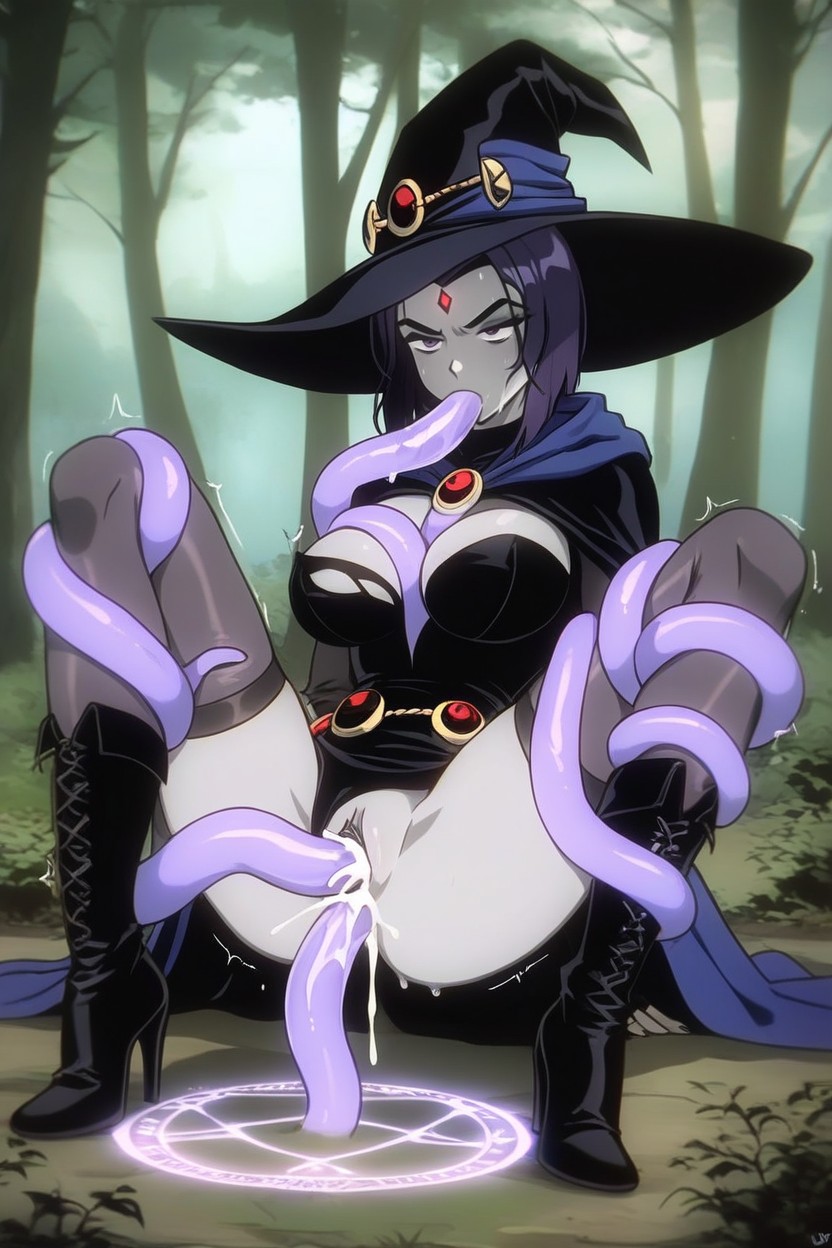 Tentacles Double Penetration, 25+, Nighttime Hentai AI Porn