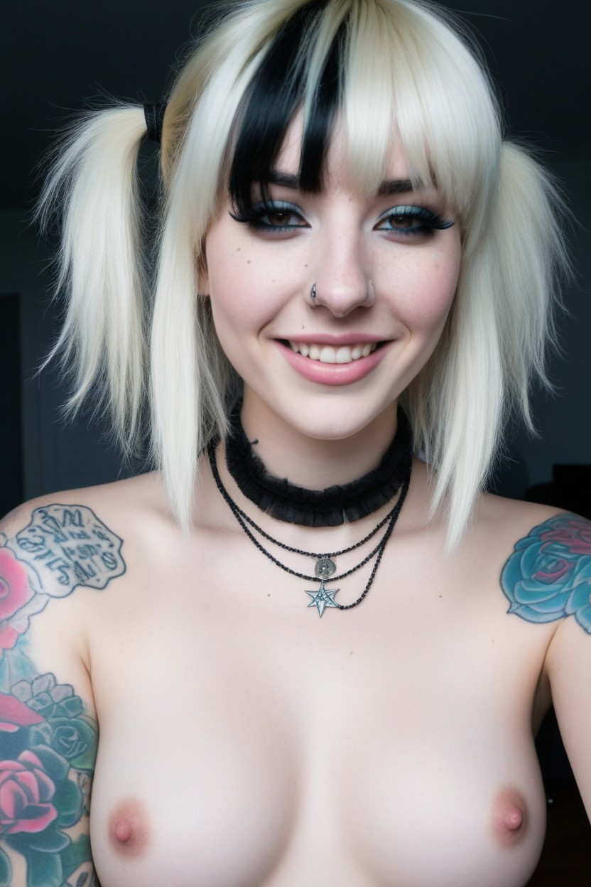 Perfect Lips, Freckles, Emo Style AI Porn