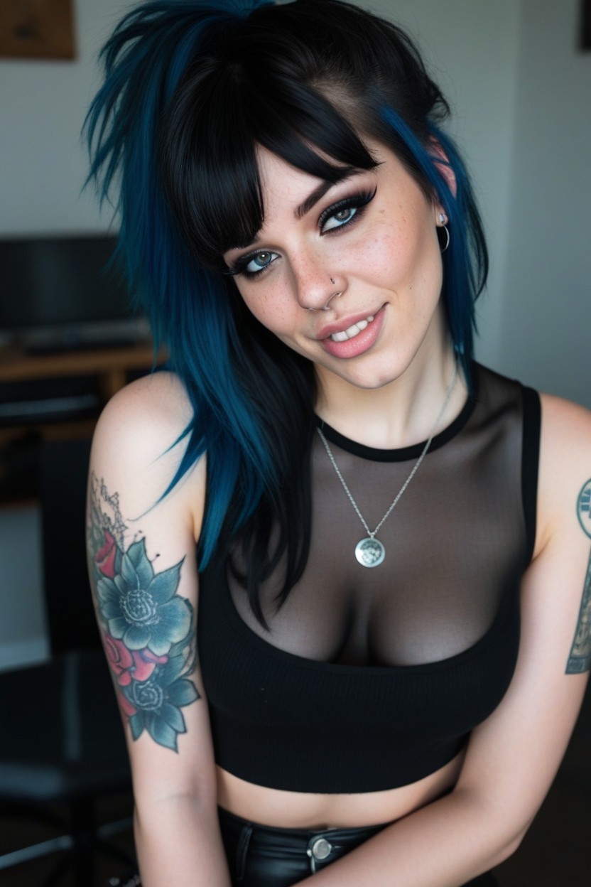Naked, Scene Style, Emo Style AI Porn