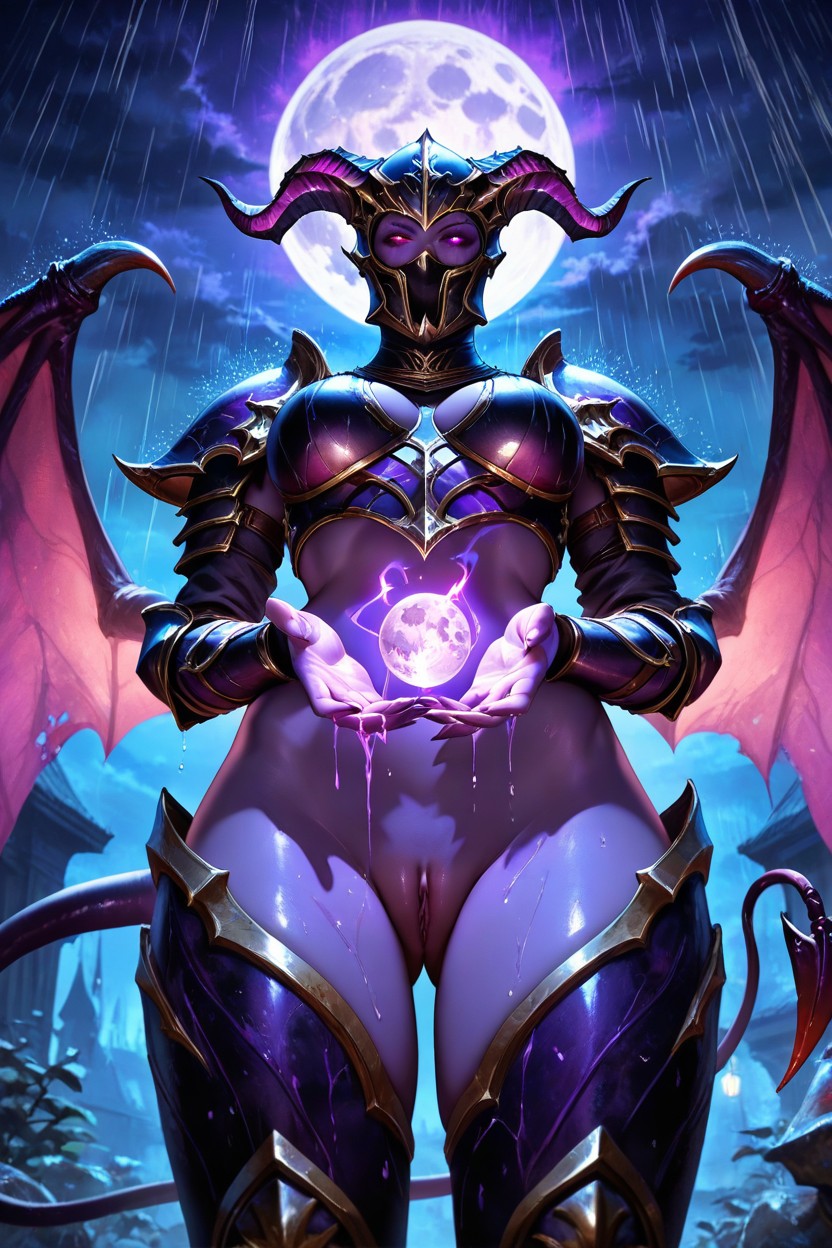 Counter Light, Moon, Gothic AI Porn