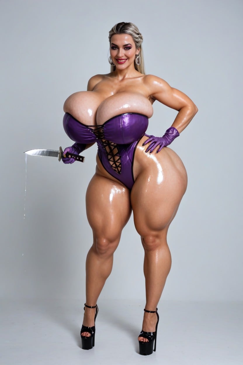Standing, Hyper Ass, Ultra Realism AI Porn