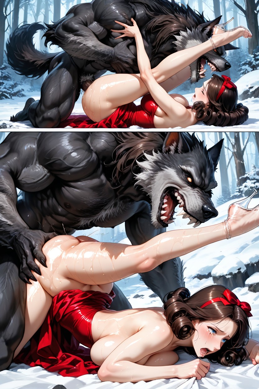 Missionary Position, Bare Shoulders, Cry Hentai AI Porn