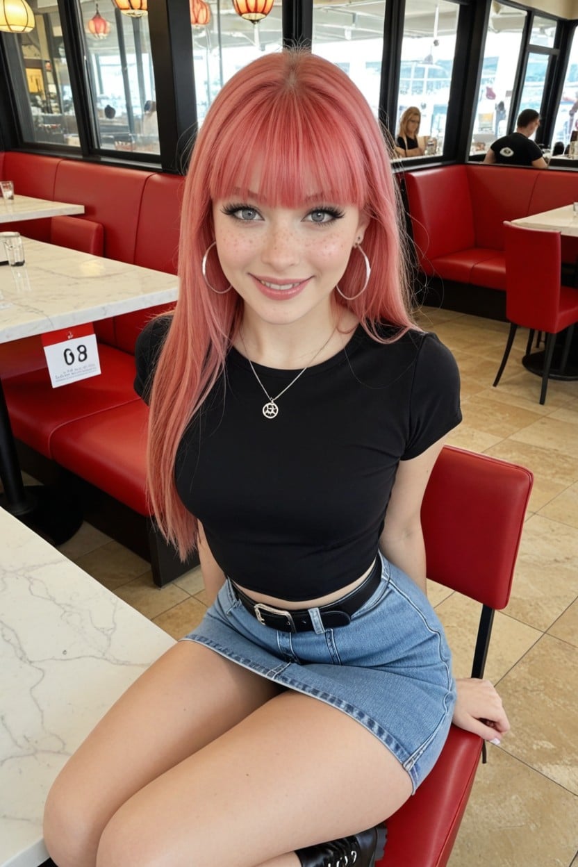 Full Portrait, Ultra High Details, Fringe Bangs AI Porn