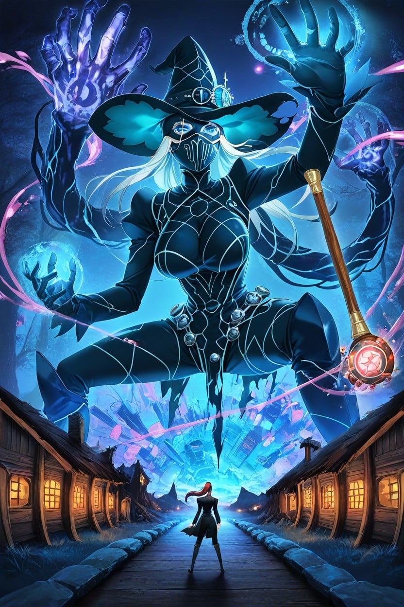 Magical, Painterly, Ponytail Hentai AI Porn