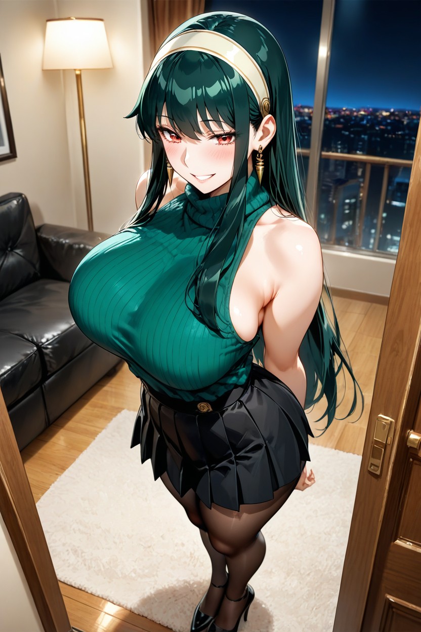 Firm Breasts, Juicy Ass, Medium Ass Hentai AI Porn