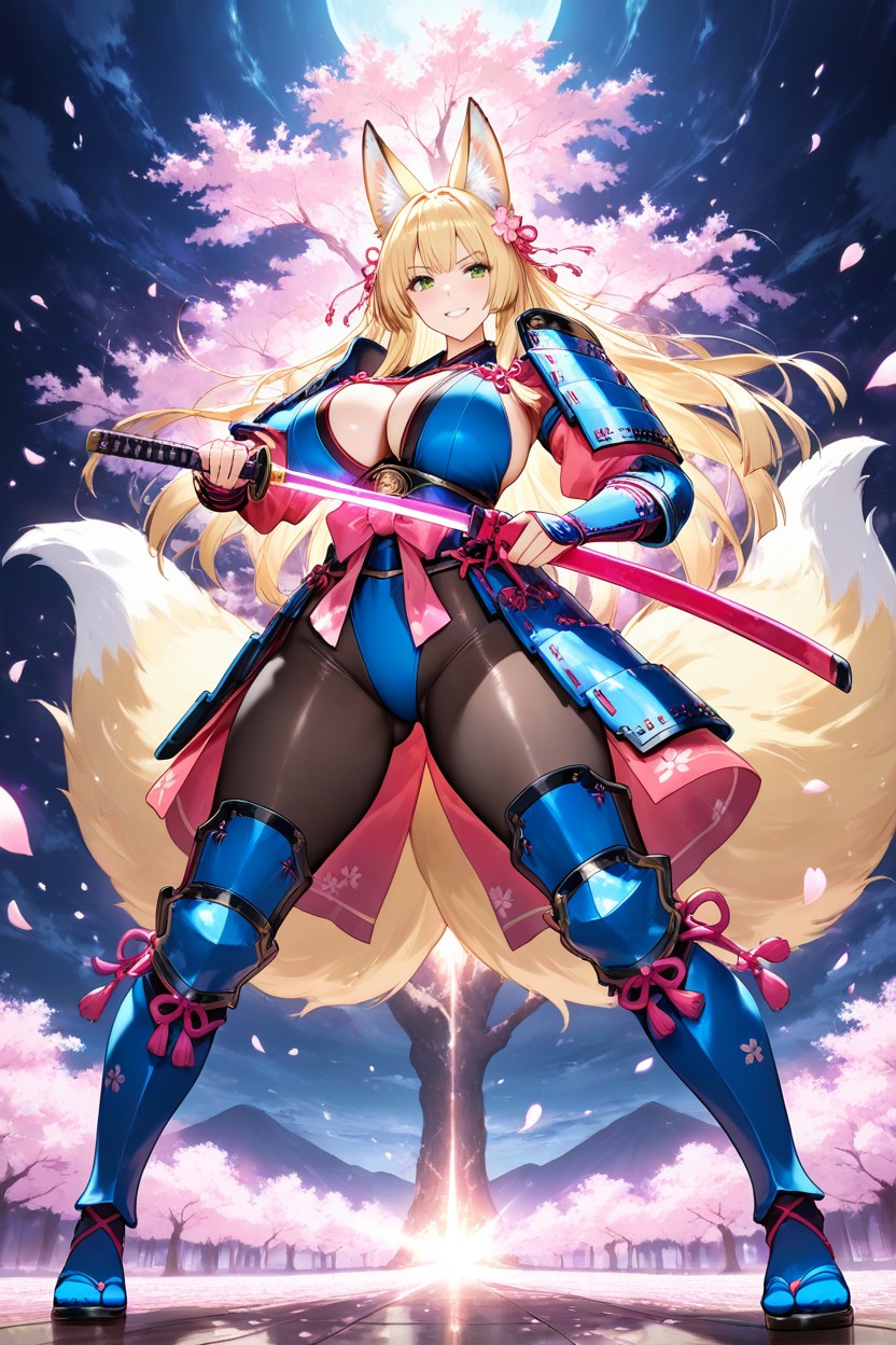 Voluptuous, Full Color, Samurai Hentai AI Porn