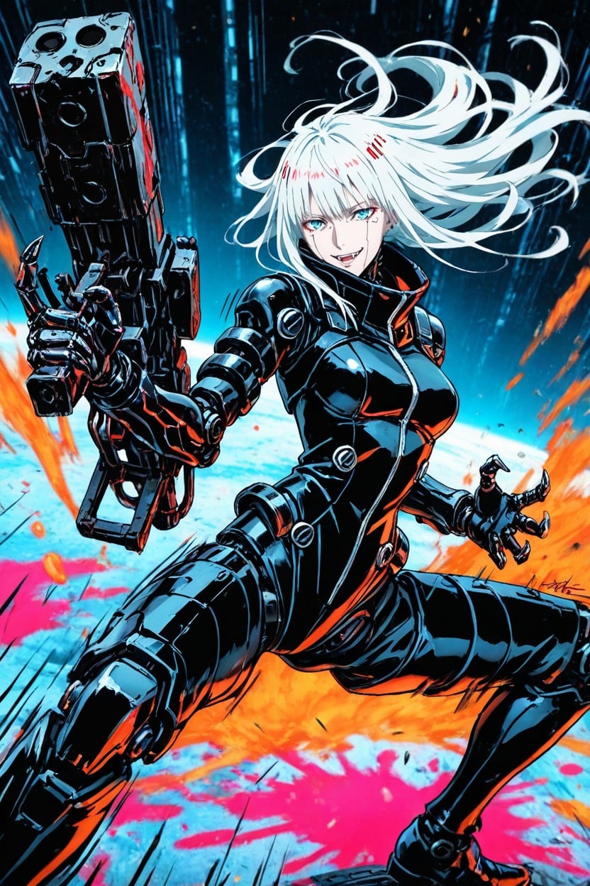 Dynamic Hair Flow, Motion Blur, Ultra Detailed Porno IA Hentai