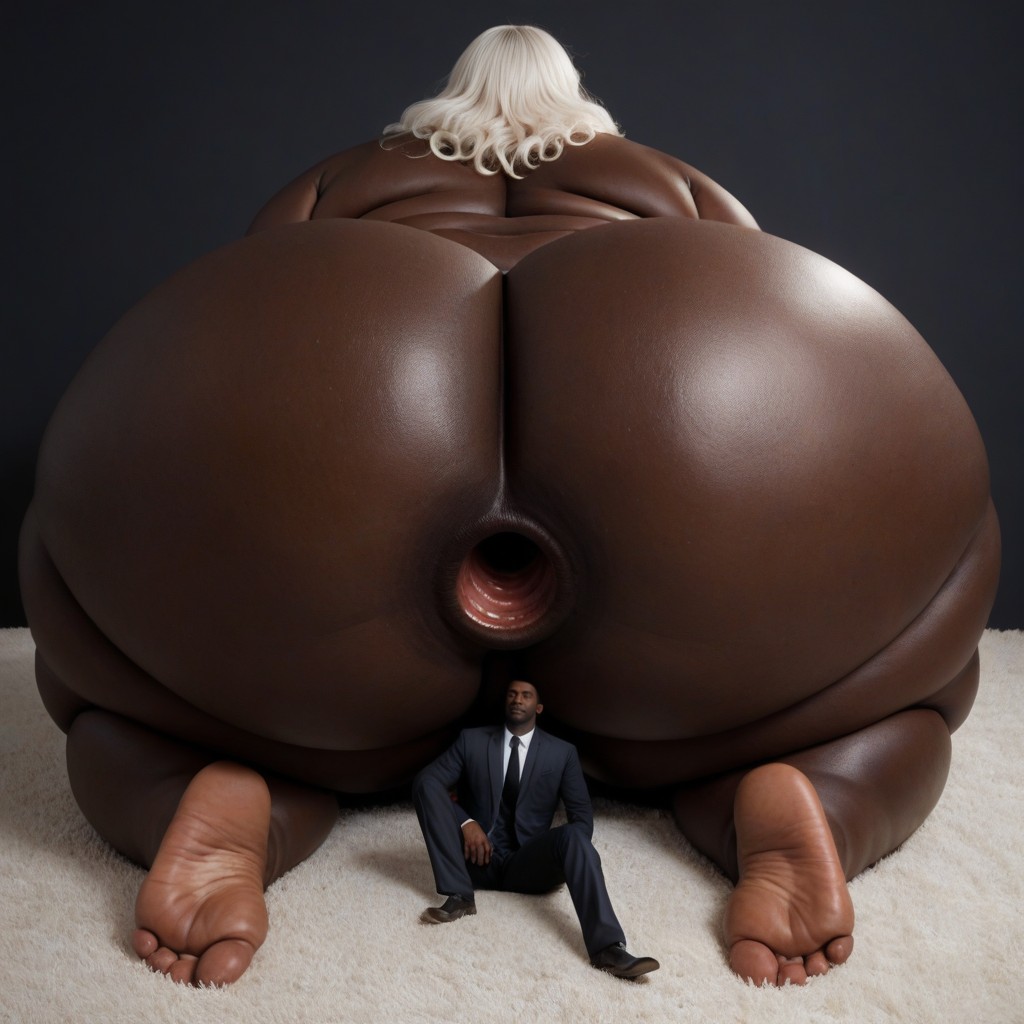 Rear View, Blank Background, Full Body View AI Gay Porn