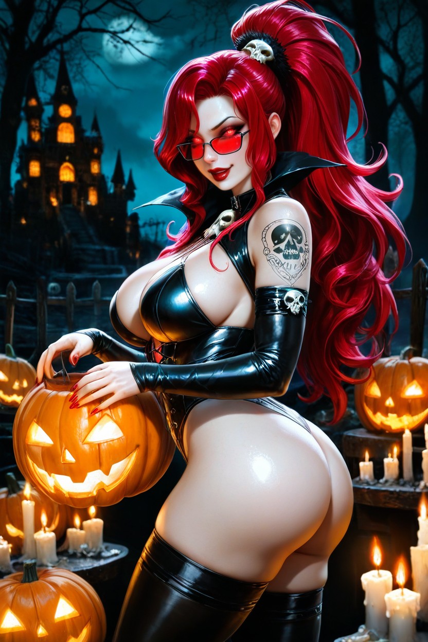 Nullart Style, Dark Makeup, Cinematic Lighting Porno IA Hentai