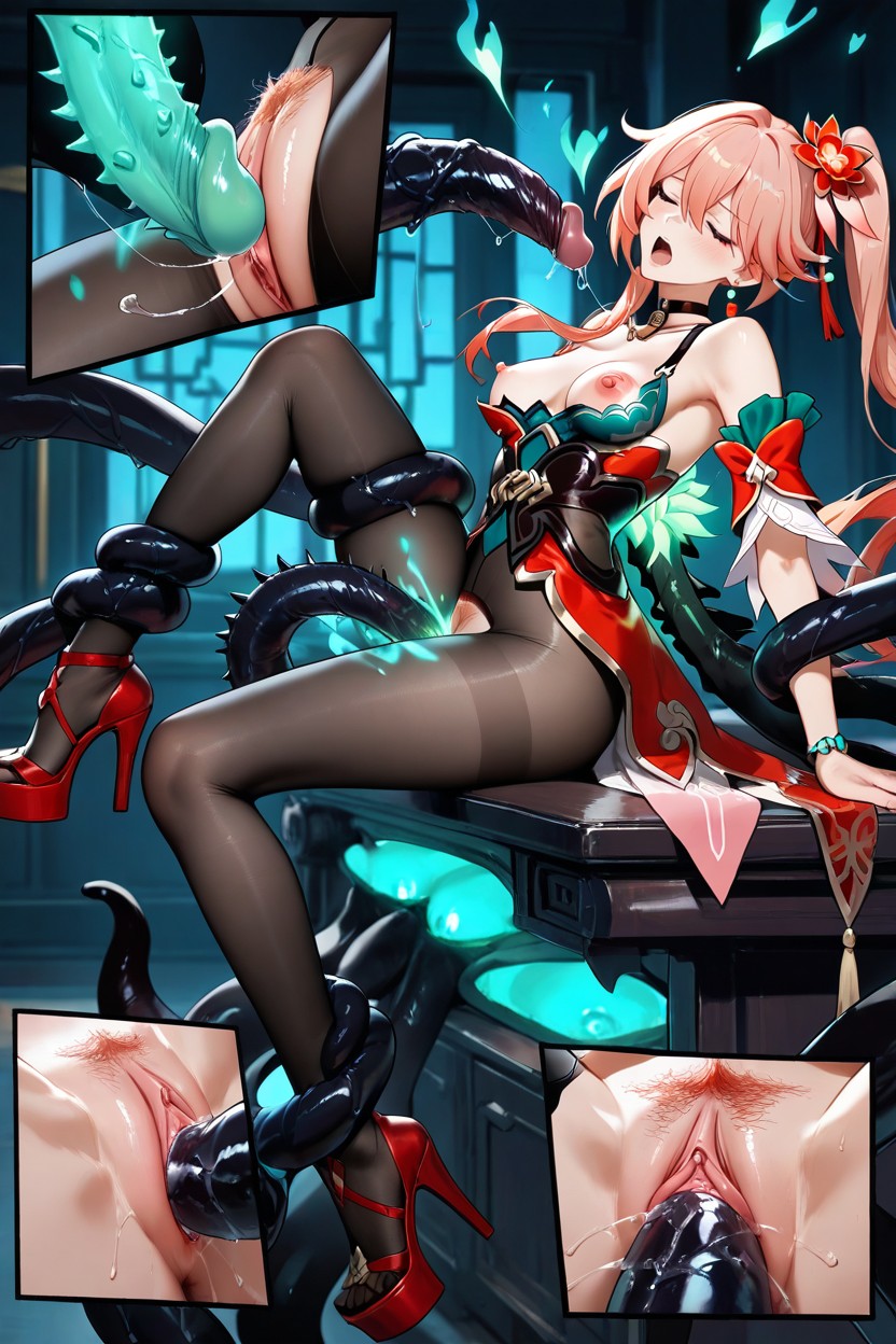 Tights, Small Ass, Long Legs Hentai AI Porn