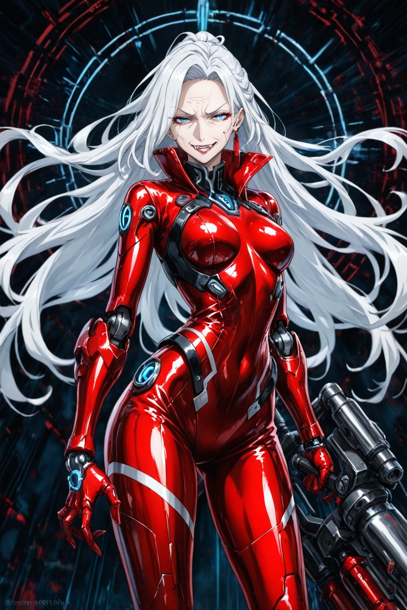 En Colère, Ultra Detailed, Piercing Blue Eyes Porno IA Hentai