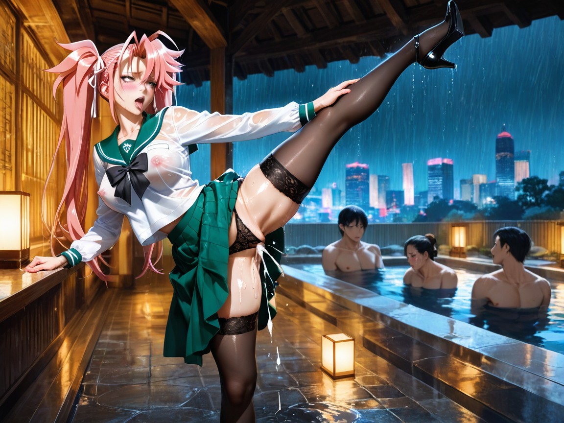 Harem, Foursome, Vue De Côté Porno IA Hentai
