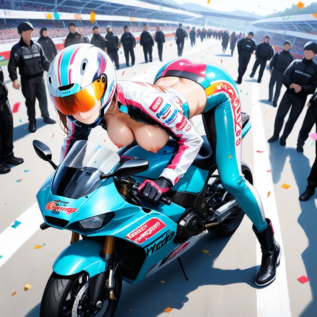 韓国人 , Spectator On Podium, Daytime ヘンタイAIポルノ