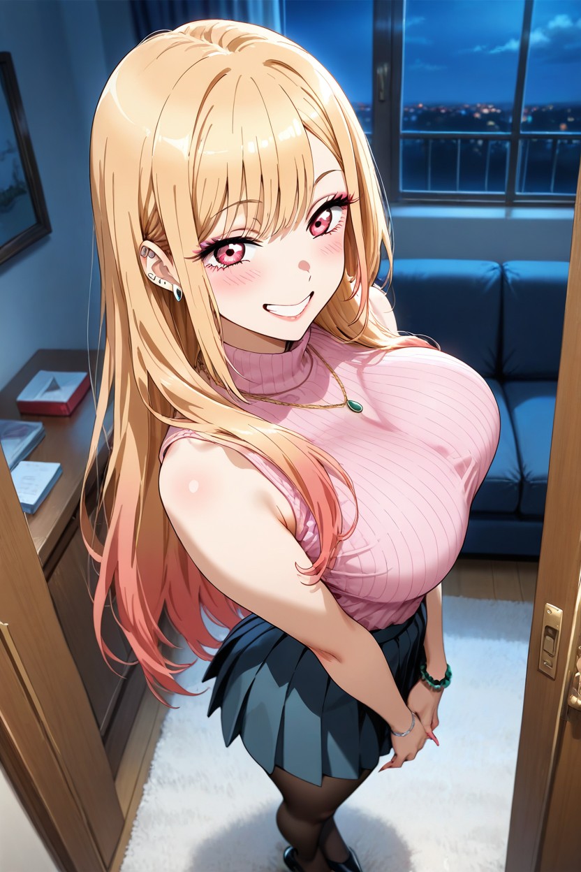 Close To The Breasts, Breasts High, 25+ Hentai IA