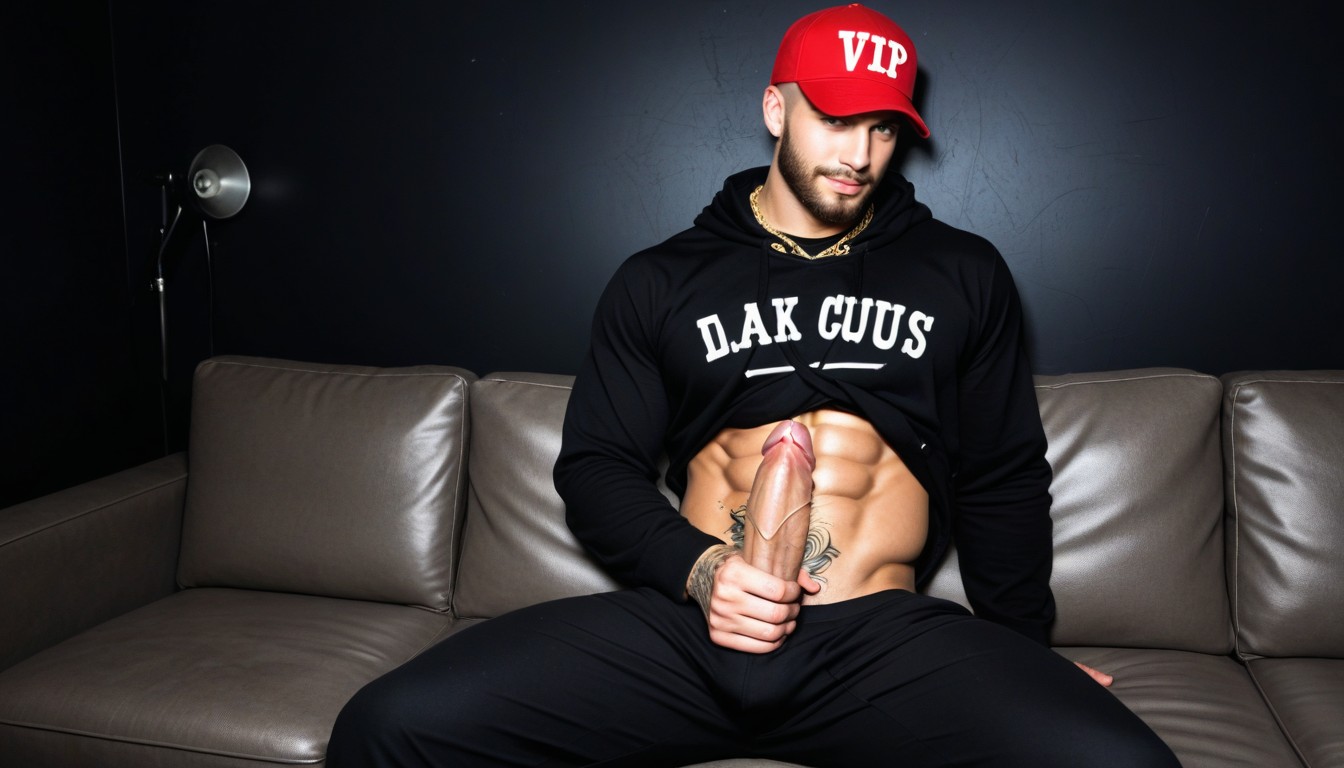 Black Background, Getting High, Electricity Powers AI Gay Porn