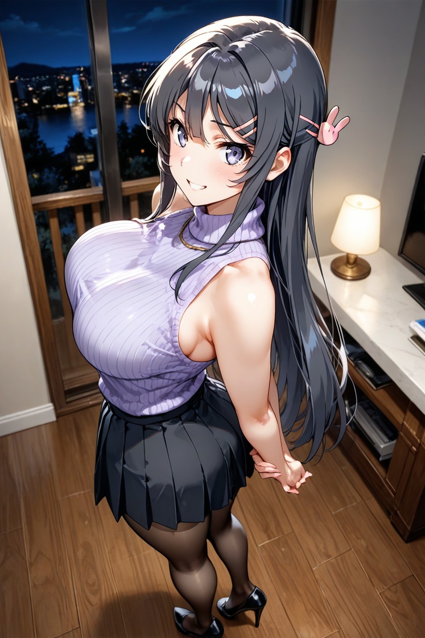 Top Down, Close To The Breasts, No Headdress Hentai AI Porn