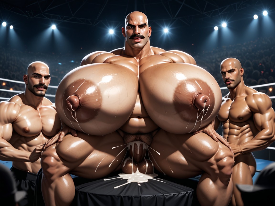 Underboob, Heavy Shadow, Mouth Agape AI Porn