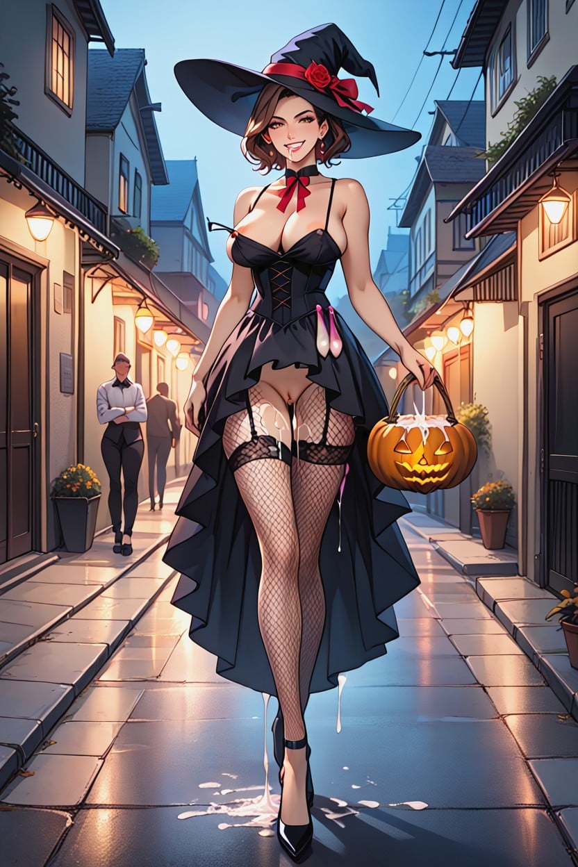 18+, Deep V Cleavage, Night Hentai AI Porn