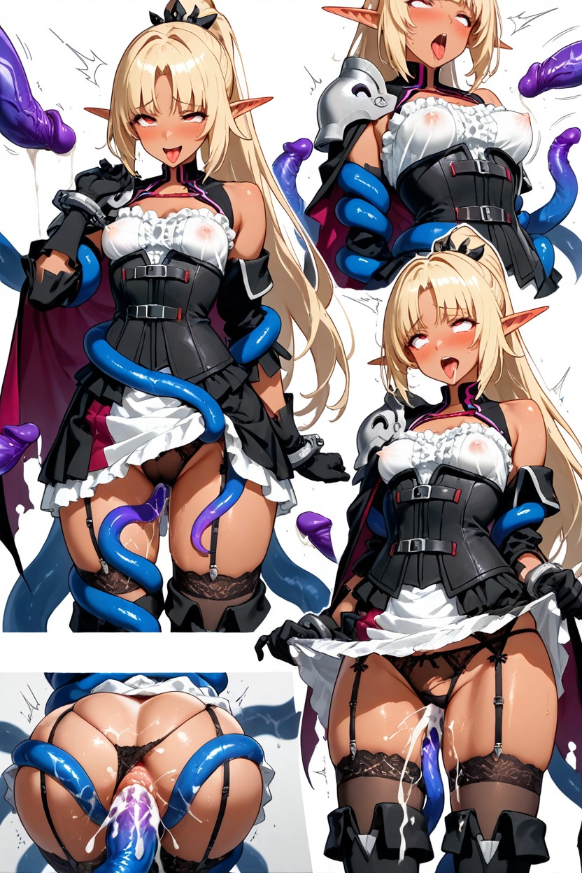 Masterfully Crisp Rendering, Petit Cul, Allways Pastel Blue Tentacles Porno IA Hentai