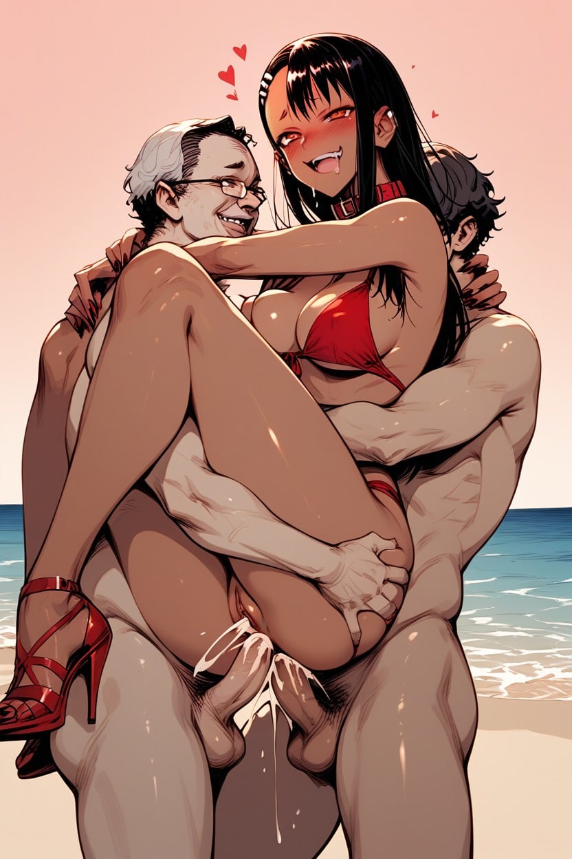 Ugly Old Fat Male, Heart Effect, Bikini Hentai IA
