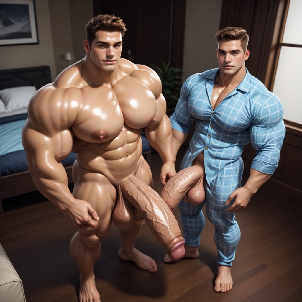 Pale Skin, Top Down, No Shoes AI Gay Porn