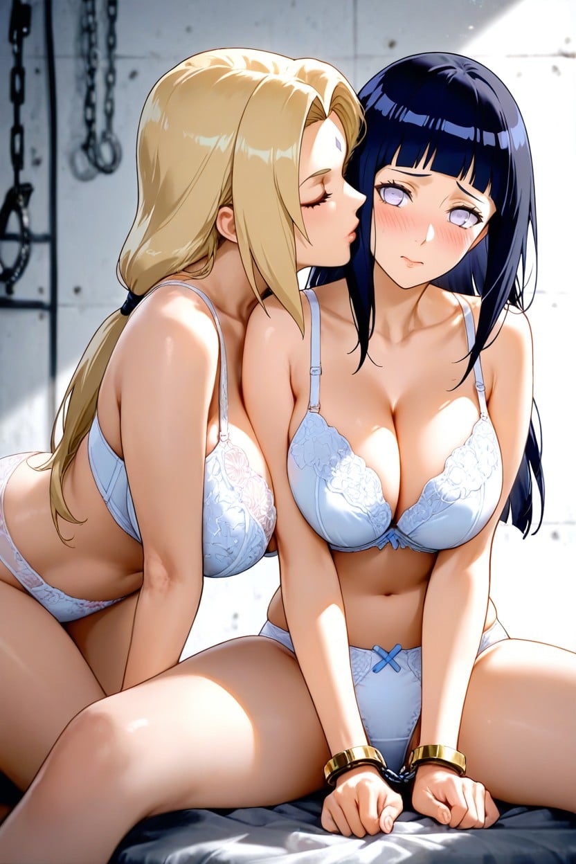 Comix Panels, Gracefully Posing, Intimate Composition Hentai AI Porn