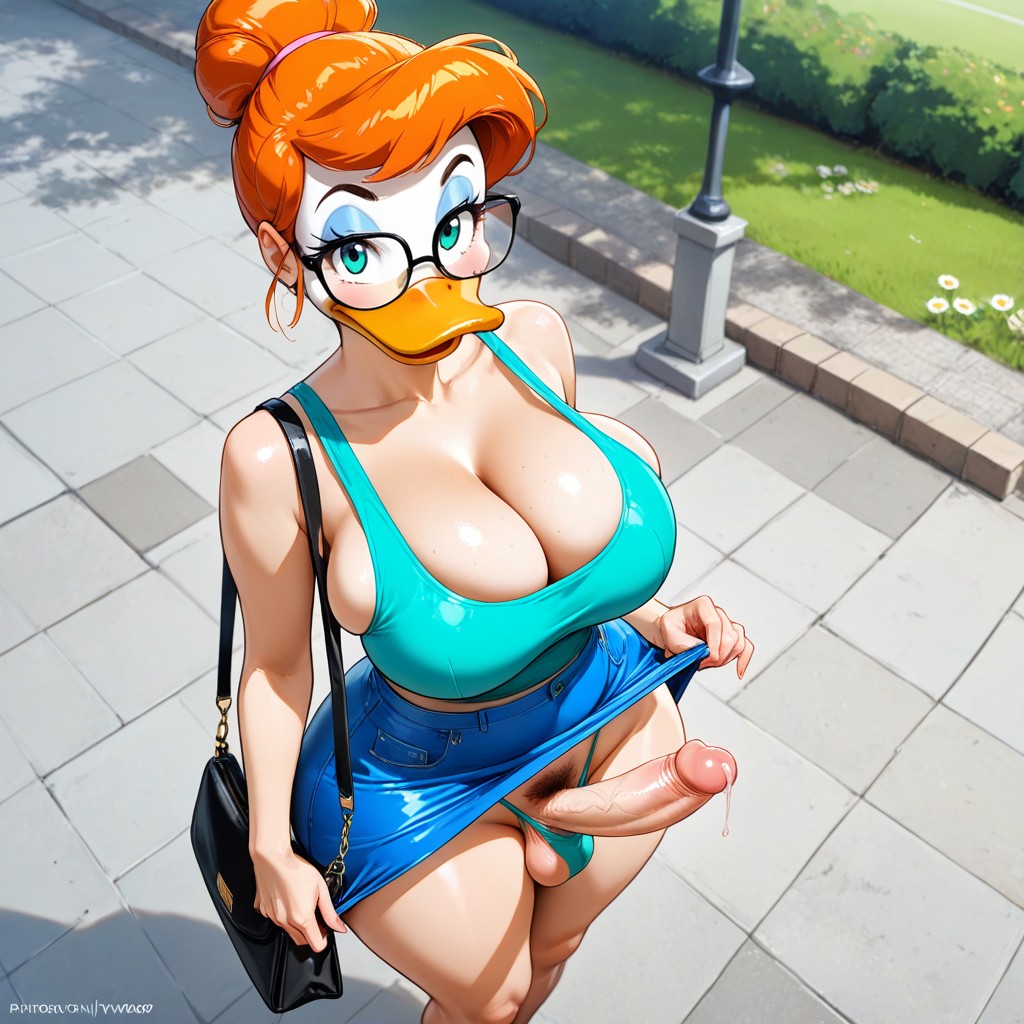 Duck Body, Glasses, Park Hentai AI Porn