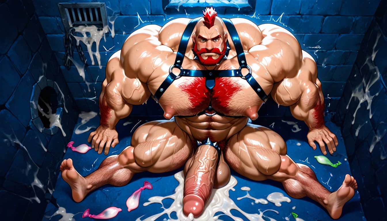Facial Hair, Daddy Cum Around, Giant Daddy AI Gay Porn