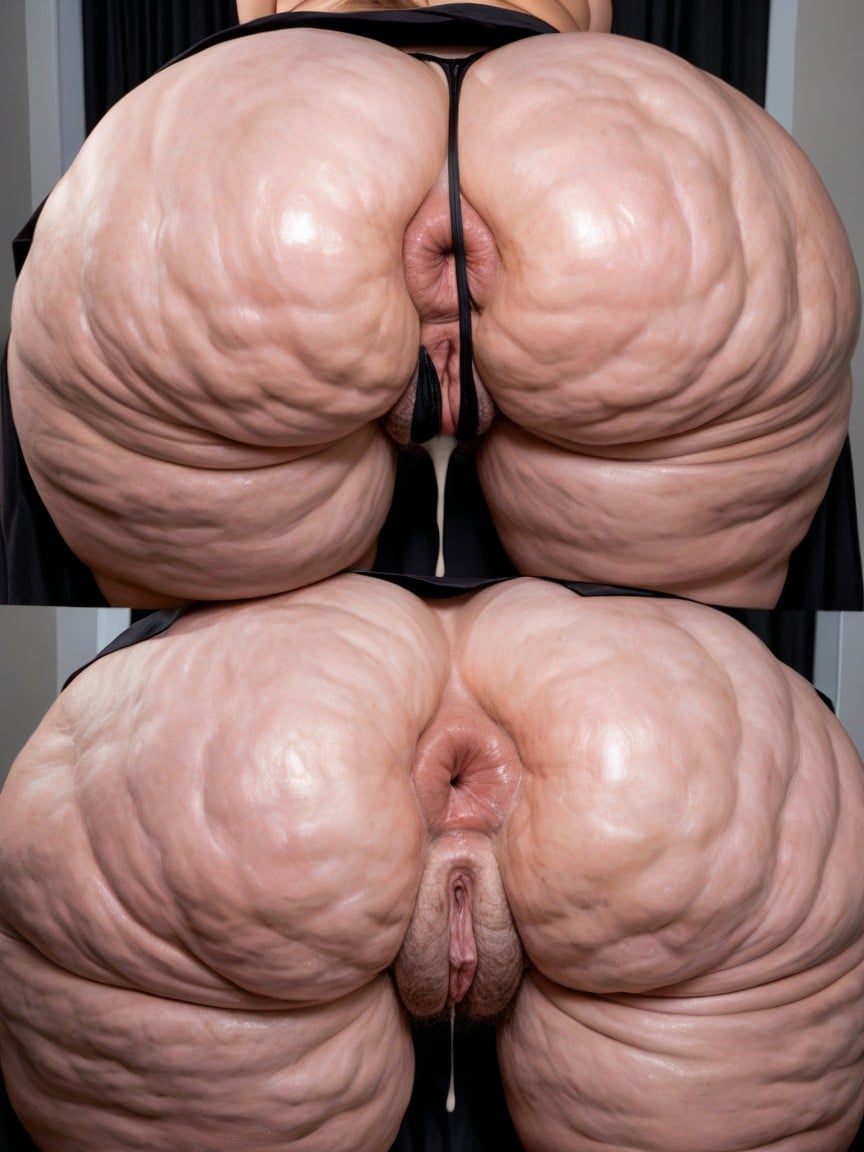 Close Up, Penis Pump, Rear View BBW AI Porn
