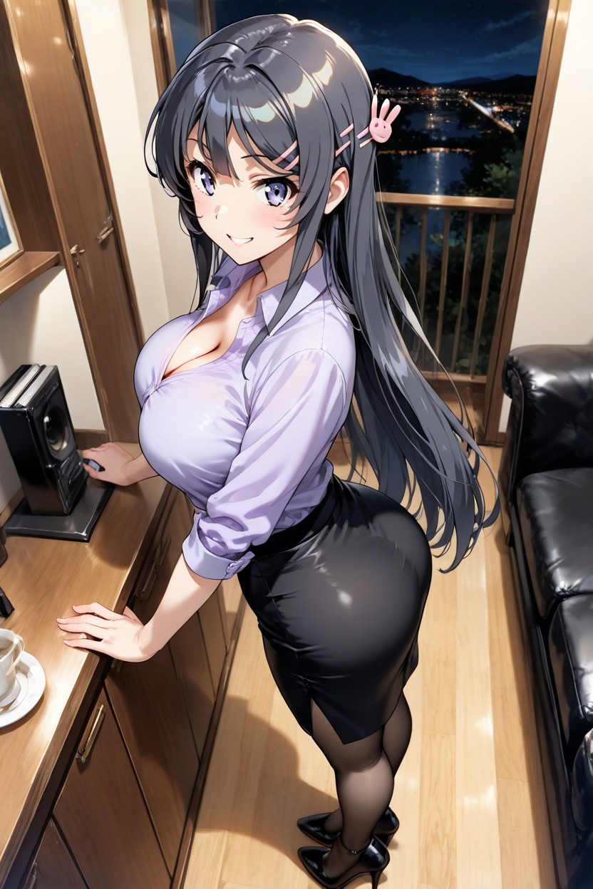 Ultra Detailed, Hands Straight, Feet Together Hentai AI Porn