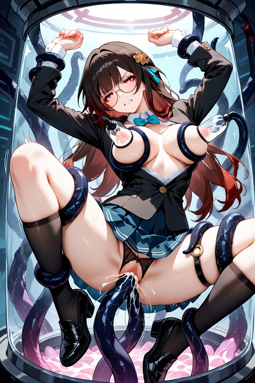 Long Length, Tentacles Around Belly, Tentacle Penetration In Pussy Hentai AI Porn