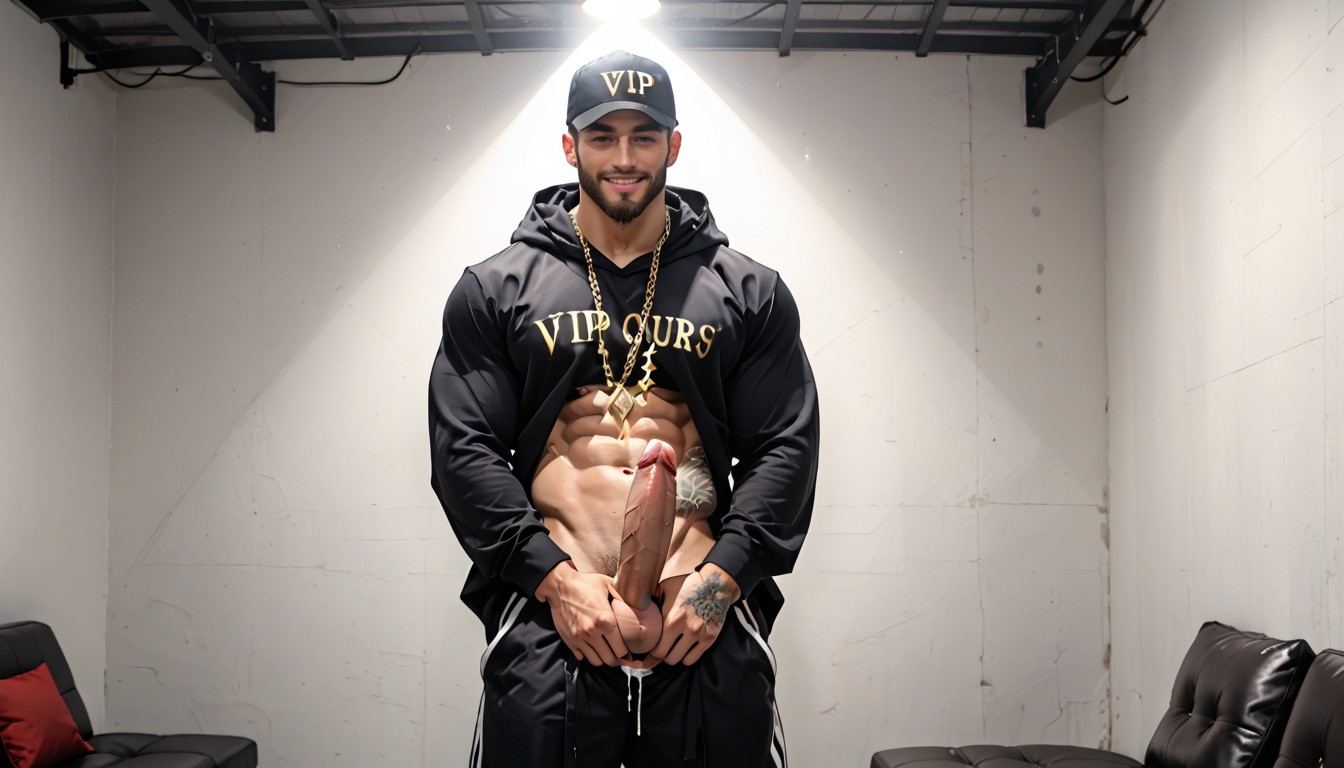 Gold Chains, Vip Luxury Club, Gigantic AI Gay Porn