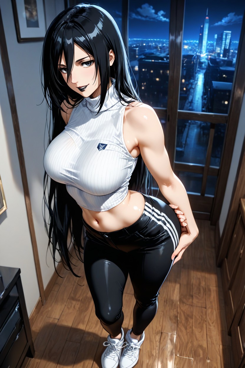 Shoulders Back, Close To Breasts, 25+ Hentai AI Porn