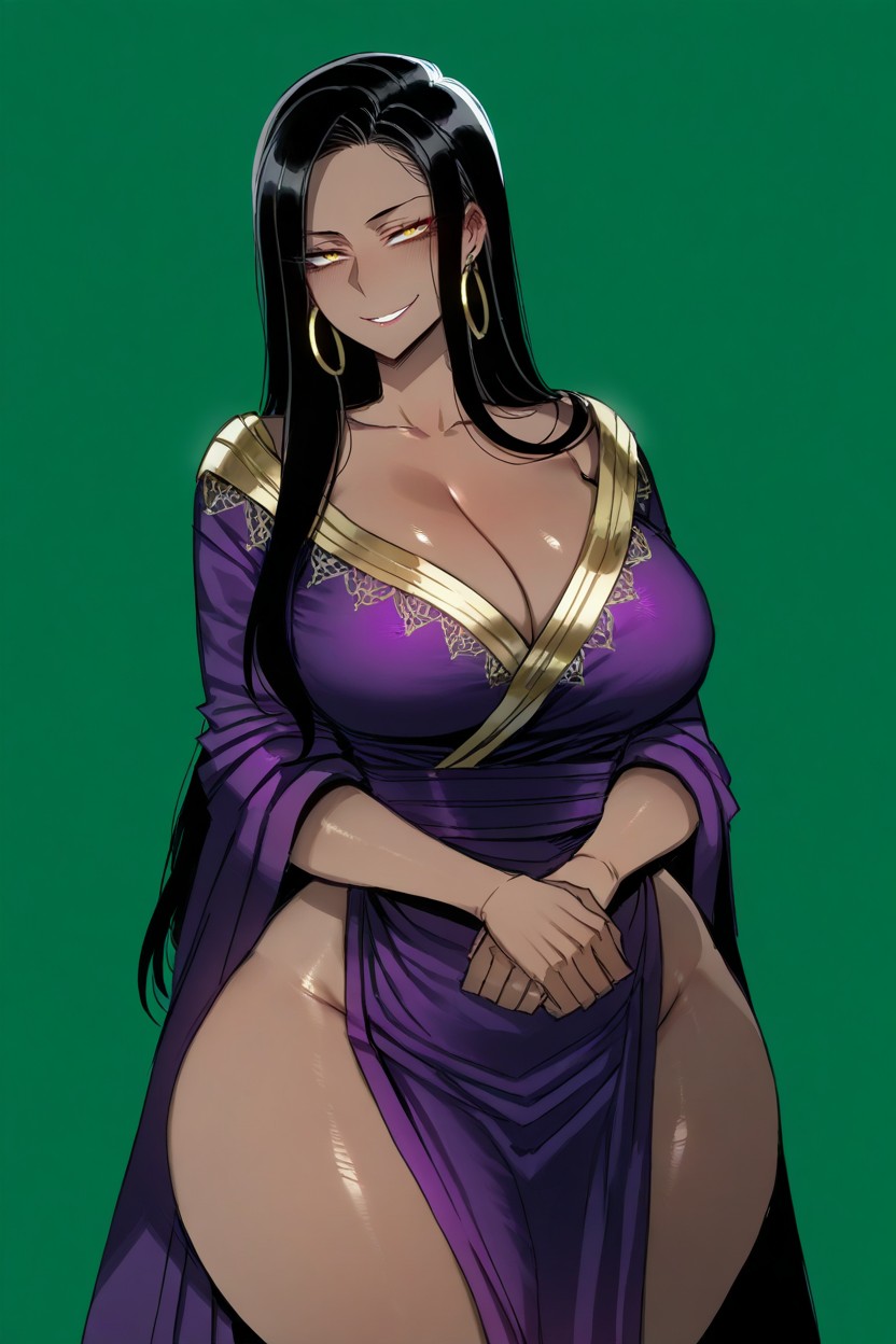 Tall, Standing, Smiling Hentai AI Porn
