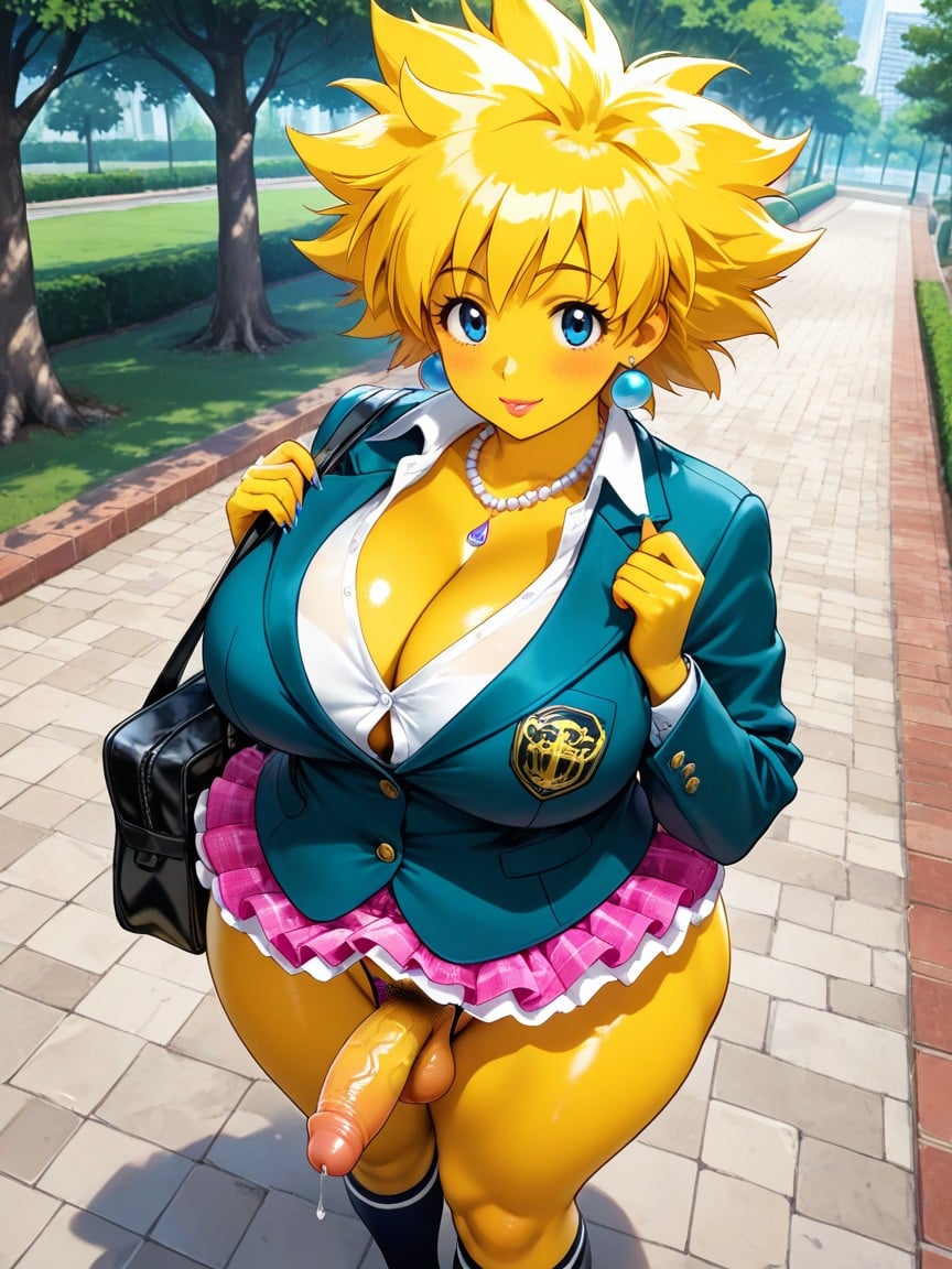 Waist Shot, Bimbo, Precum Hentai AI Porn