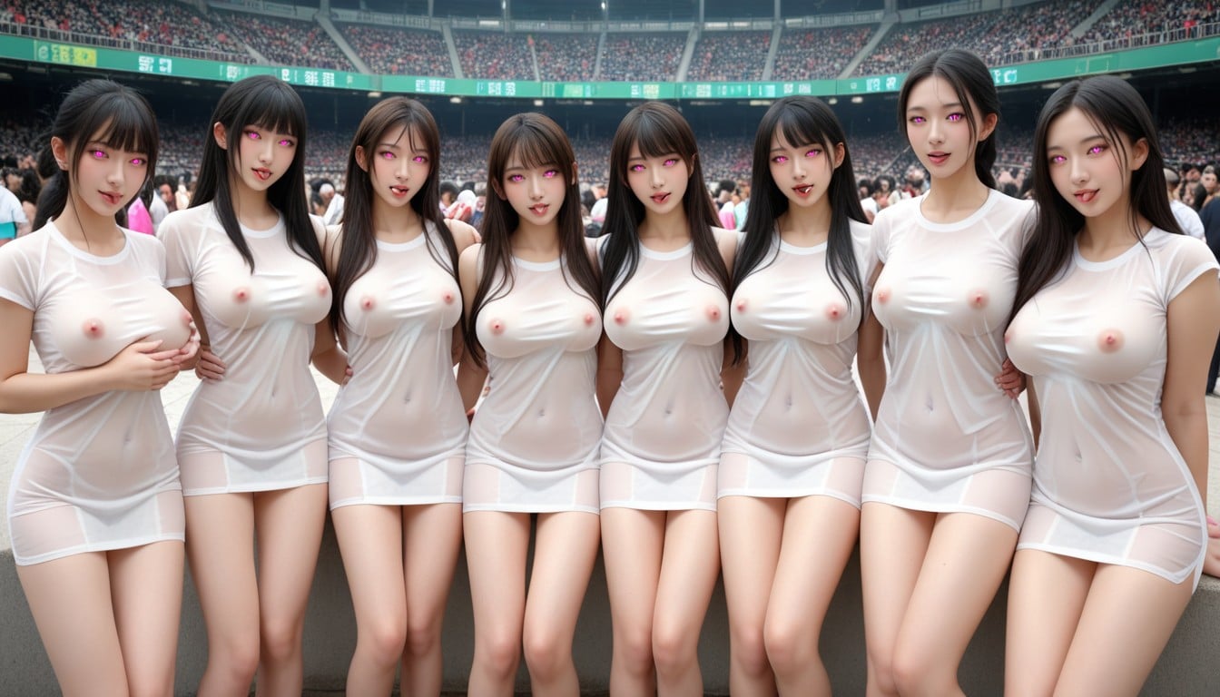 Cum Everywhere, Harem, 18+ Asian AI Porn