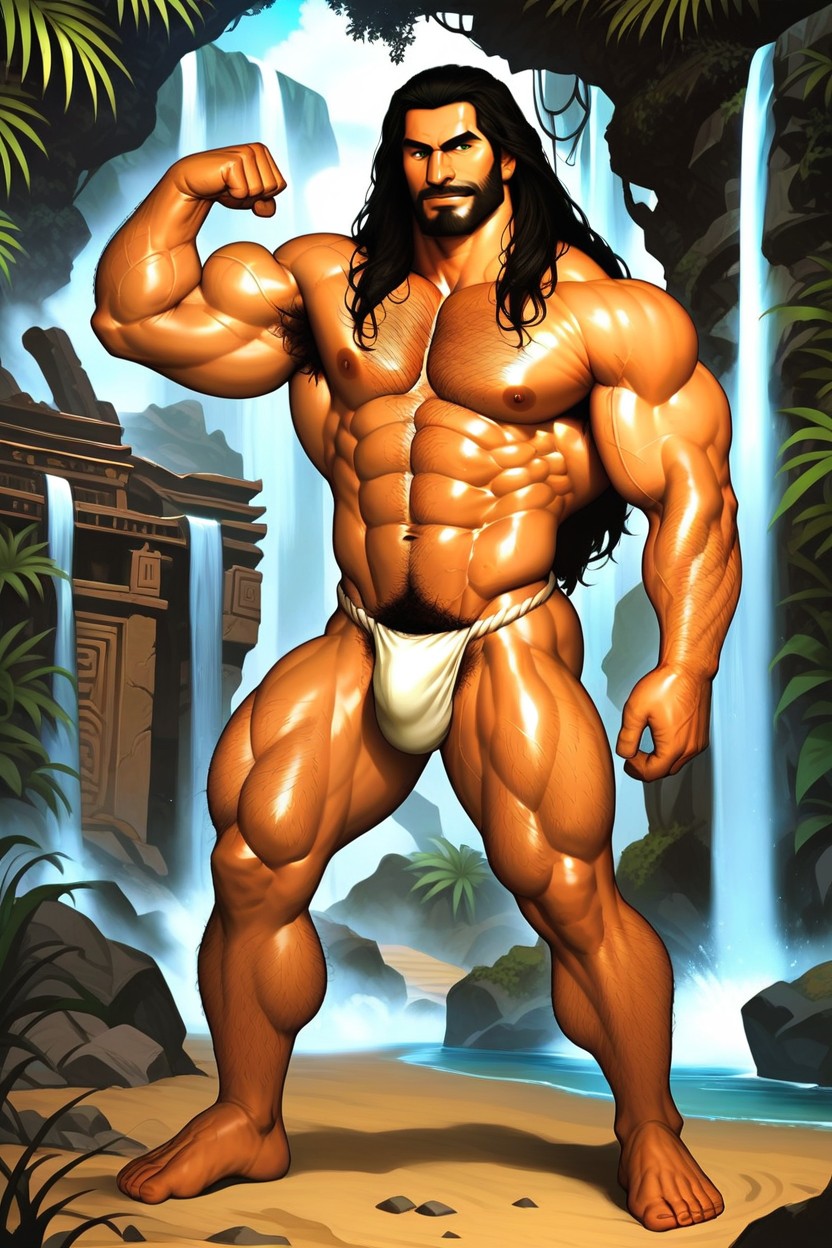Solo, 25+, Smiling AI Gay Porn
