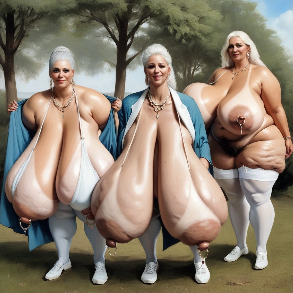 Thick Pubic Hair, Flying, 3 People AI Porn