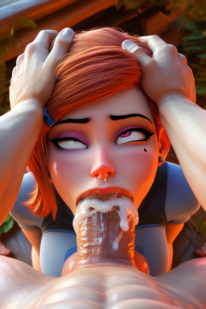 Gwen Tennyson, Massive Breast, Orgasm Face Hentai AI Porn