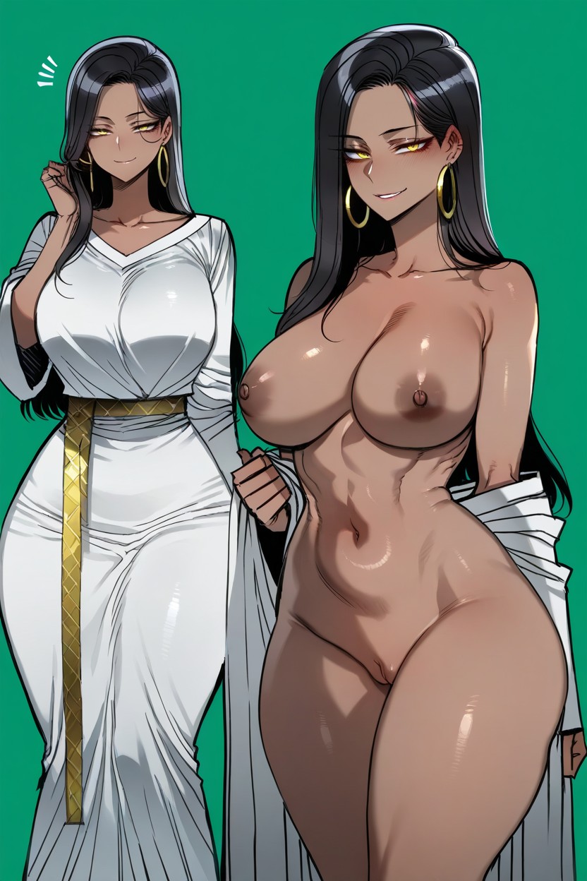 Standing, Wide Hips, Front View Hentai AI Porn
