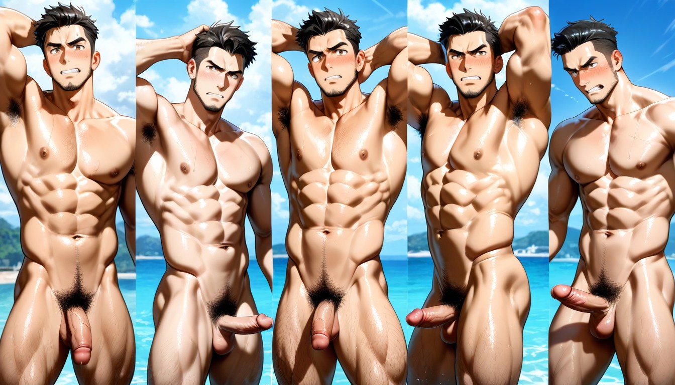 Appearing Tense And Embarrassed Their Arms Are Raised, 18+, Angry AI Gay Porn