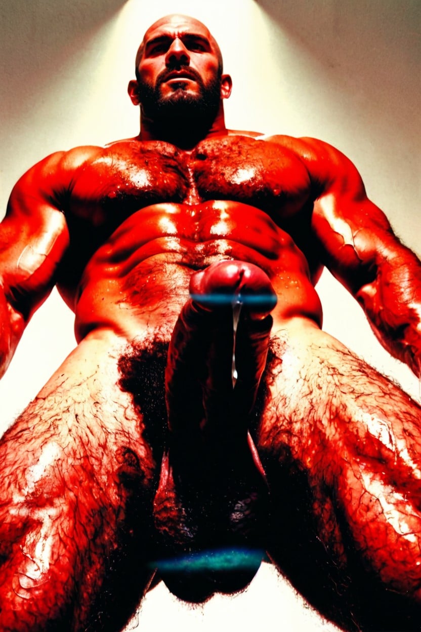 Pubic Hair, Balls In Viewer Face, Naked AI Gay Porn
