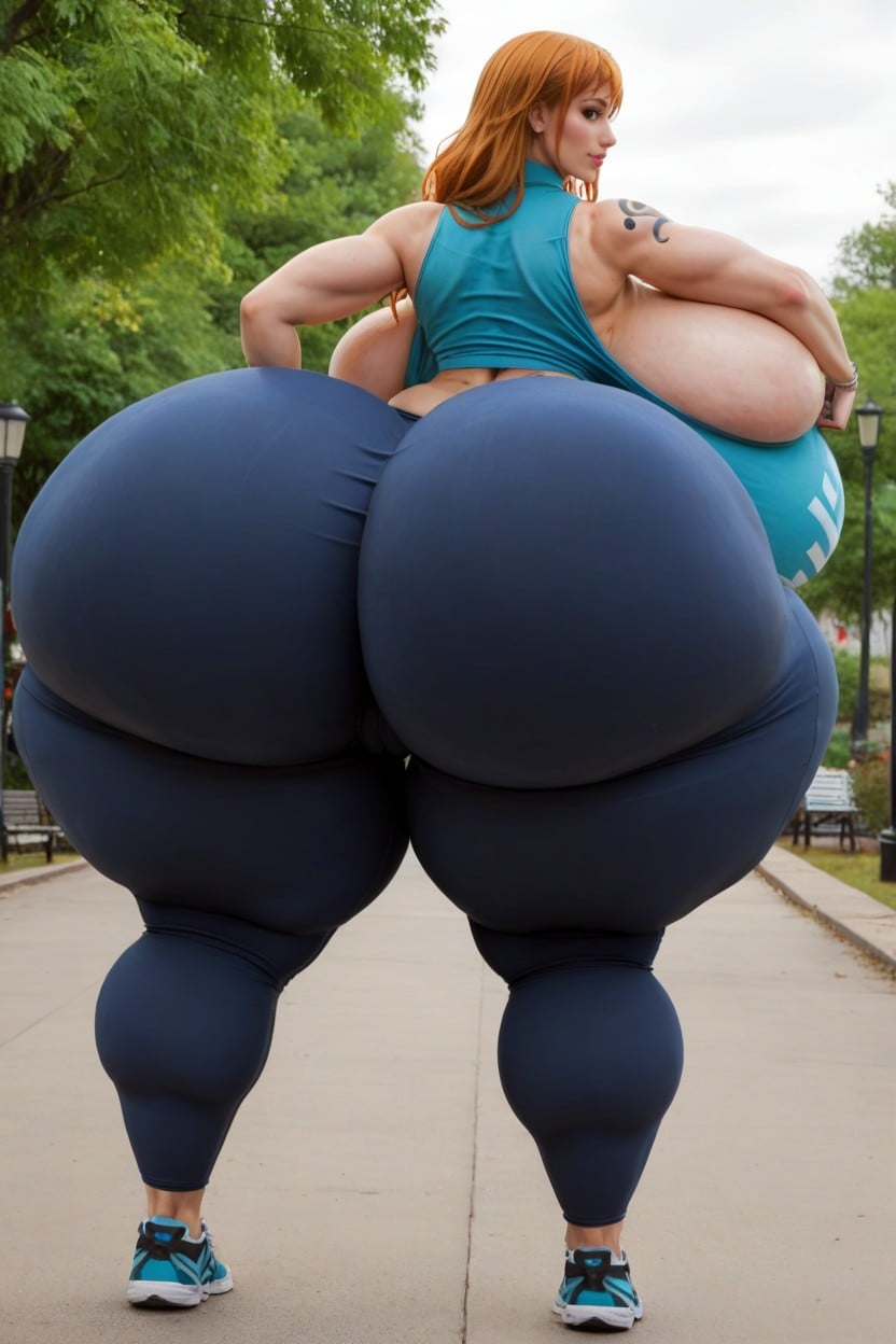 Cameltoe, Nami, Wide Hips Porno IA